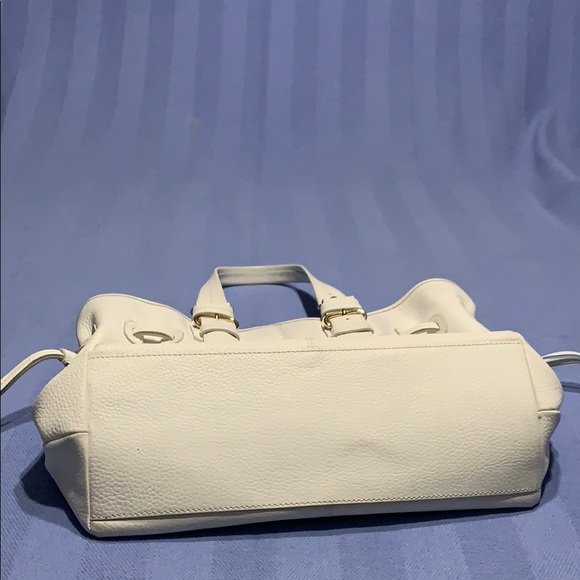 Dooney & Bourke White Leather Tote - Picture 7 of 10
